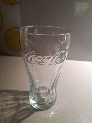 Ποτήρι Coca-Cola μεταχειρισμένο, διαφανές