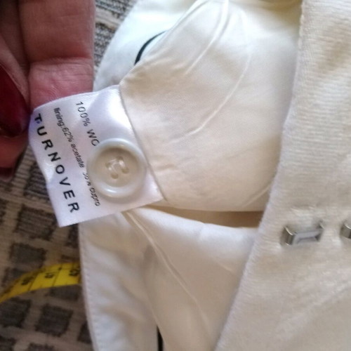 Turnover 100% wool pants new with cuffs and straight fit