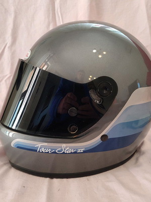 Bell Tour Star 2 helmet like new, 80s, with box, for decor