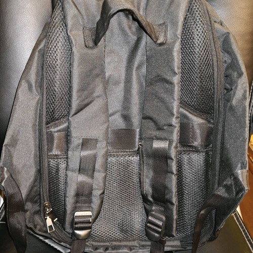 Anti-theft backpack with USB port black like new