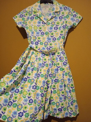 Twiddy Floral Dress for Girls 14 Years Like New, Cotton