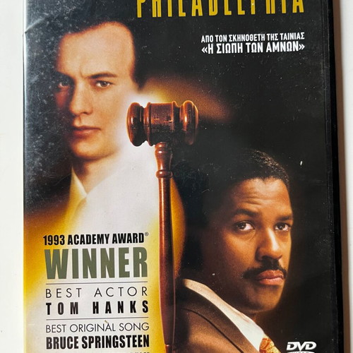 Philadelphia DVD used, drama with subtitles