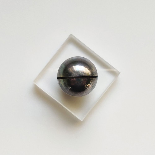 Photo frame base new, metal and plexiglass