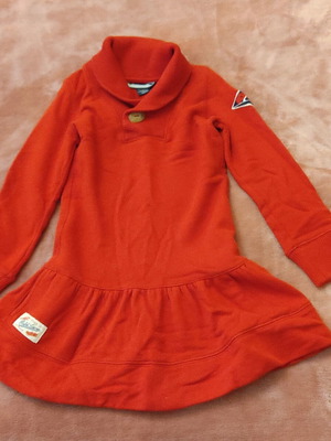 Ralph Lauren dress used, red, for 4 years old