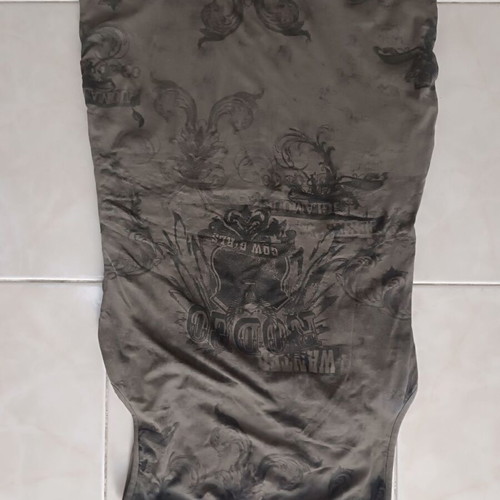 Desiree Thessaloniki Grey Sleeveless Top M used, Y2K Fairy Grunge style