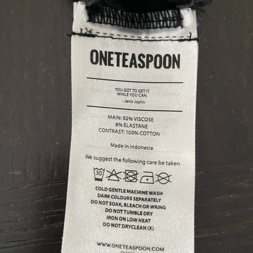 One Teaspoon bodysuit like new, size S, black
