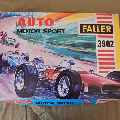 Faller Auto Motor Sport 3902 racetrack set used, 1960s-70s