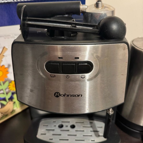 Rohnson espresso coffee machine used