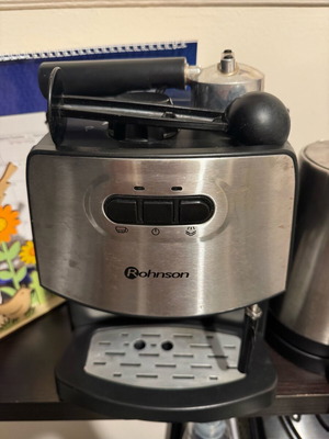 Rohnson espresso coffee machine used