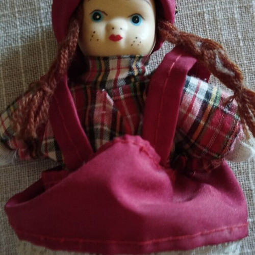 Vintage porcelain doll like new