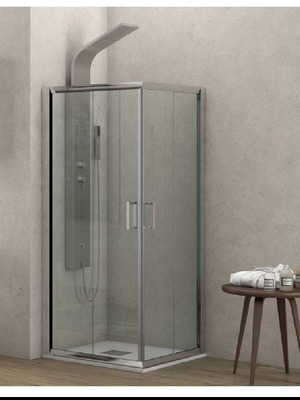 Karag shower cabin new with clean glass 90x100x180 cm