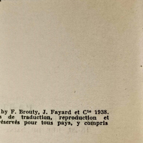 Ma Doctrine book by Adolf Hitler used, French edition 1938