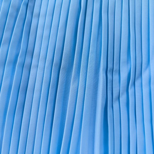 Almond Muse blue pleated maxi dress, Small