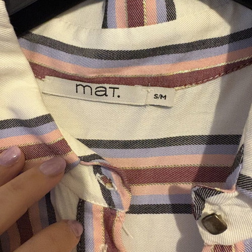 Mat women's dress like new, size 5XL, white and multicolor