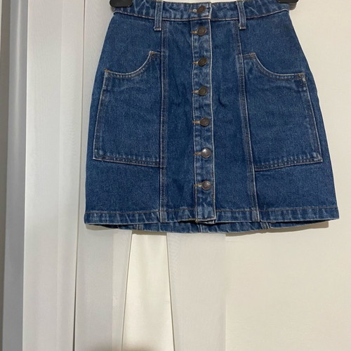 Denim skirt used, small, in excellent condition
