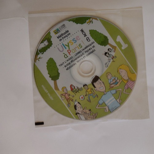 Ulysse à Paris 1 Livre du Professeur French book like new with CD