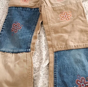 Esprit σπάνιο συλλεκτικό παντελόνι boho hippie κοριτσίστικο με λουλούδια σαν καινούργιο