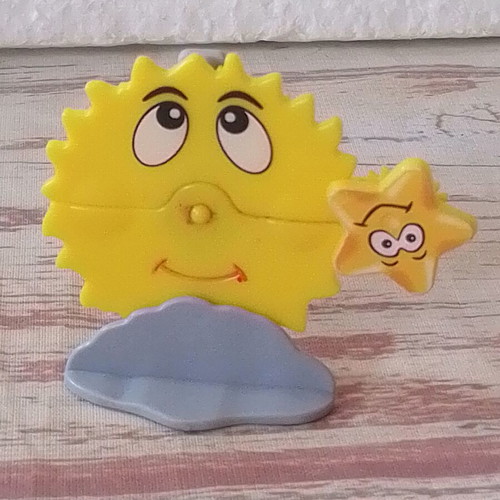 Kinder Sun and Moon figure like new