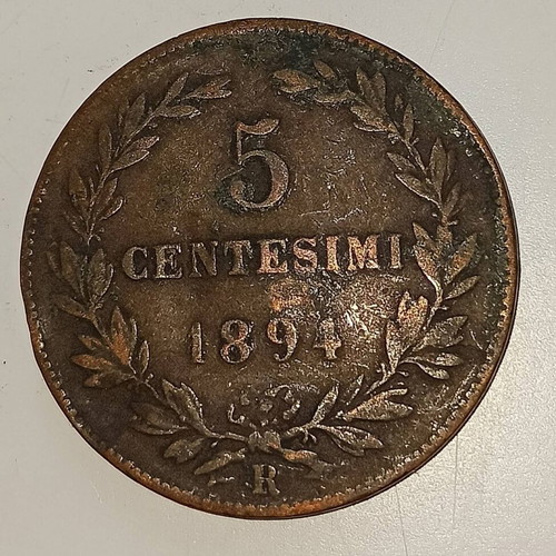 San Marino 5 Centesimi 1894 like new coin