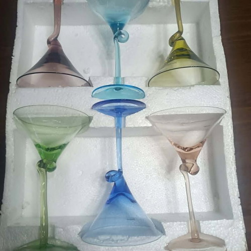 Vintage cocktail set 7 pieces with serving tray, new