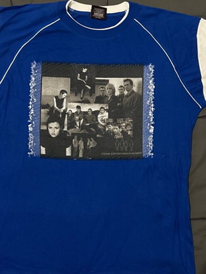 Cranberries T-shirt 2010 European tour size XL like new, blue