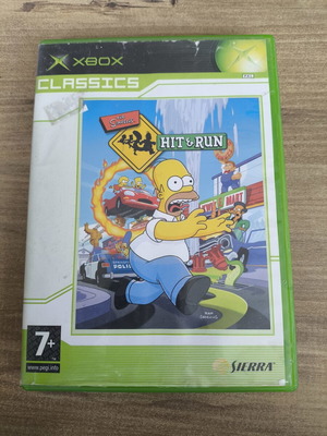 The Simpsons Hit And Run Xbox παιχνίδι μεταχειρισμένο, αγγλική έκδοση