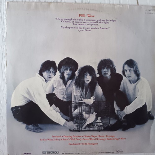 Patti Smith LP record Wave 1979 used, rock
