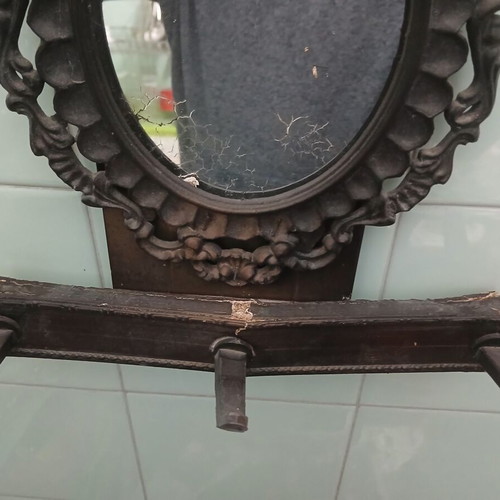 Wall mirror with 2 horses used