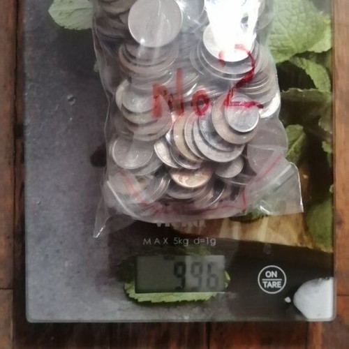 Lot of foreign coins used, about 1 kilo for beginner collectors No2