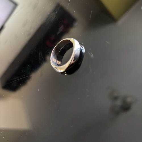 Wedding ring wavy used, 18.5mm