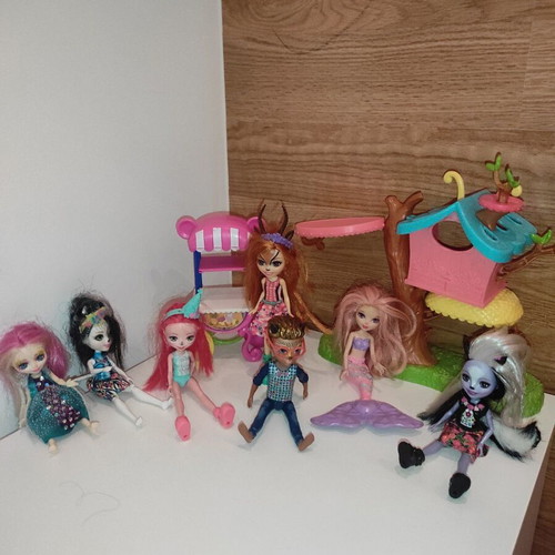Enchantimals doll set used