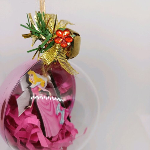 Earrings inside Christmas ball ornament like new