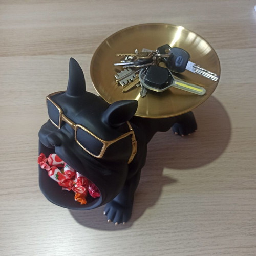 Decorative Bulldog Dog New With Sunglasses