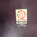 Nitro snowboard with adjustable bindings used