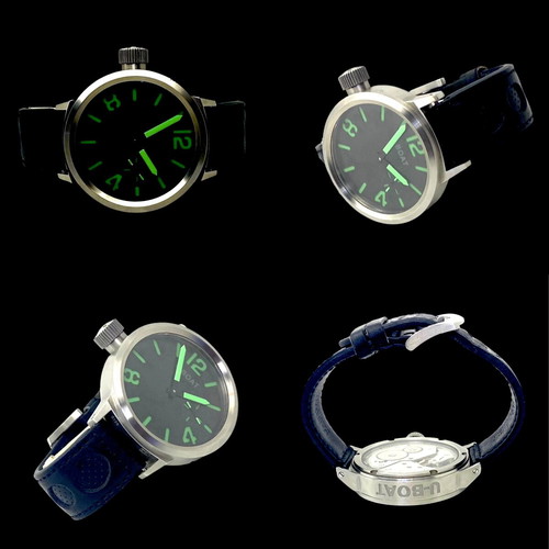 U-BOAT Huge mechanical watch used with 50mm luminous dial