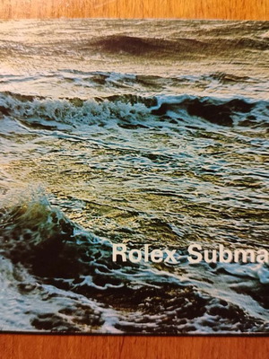 Rolex Submariner Booklet 1975 like new