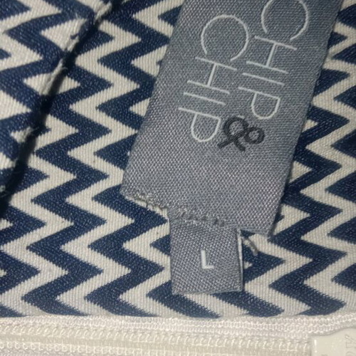 Chip&Chip cocktail dress like new, white and blue, size L