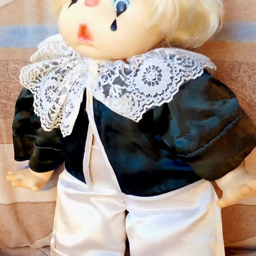 Madonna clown used, Greek company, 80s era, 39 cm