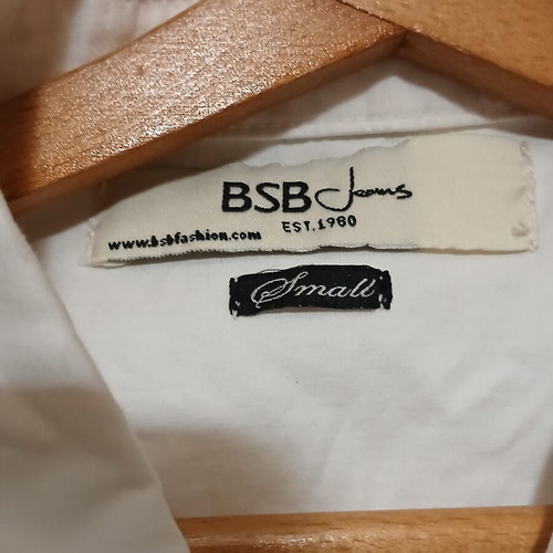 BSB Jeans white light jacket size Small like new