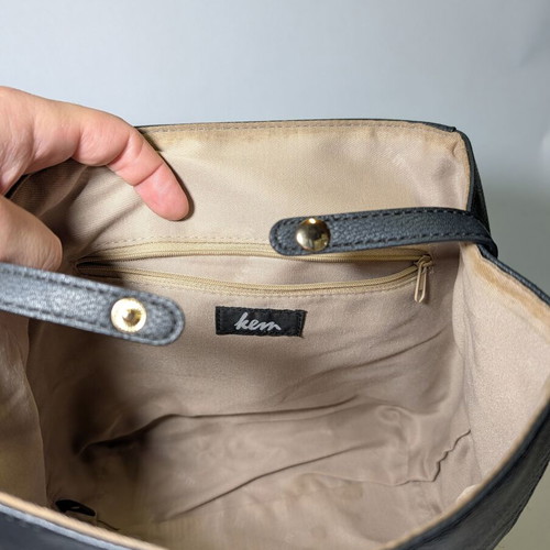 Kem backpack used, black shoulder bag