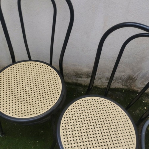 Viennese chairs with cane like new, set of 2 pieces