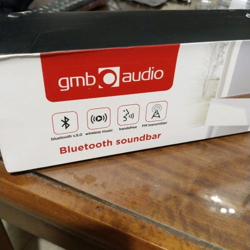 GMB Audio Bluetooth soundbar with USB, TF card, AUX, FM radio