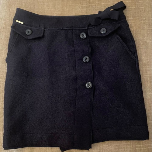 Marella sport wool skirt like new, dark blue, size medium