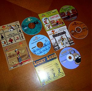 Παιδικά DVDs, ''ΛΟΥΚΥ ΛΟΥΚ - LUCKY LUKE'', Μικρό Σύνολο με 5 DVDs, (Τιμή για Όλα Μαζί).