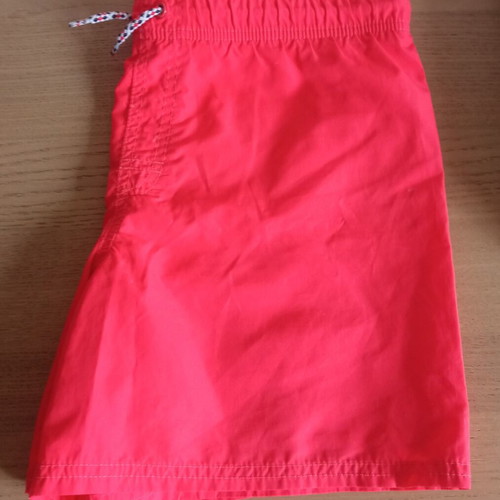 Children's swimwear used for 13 years old, red, wider waist