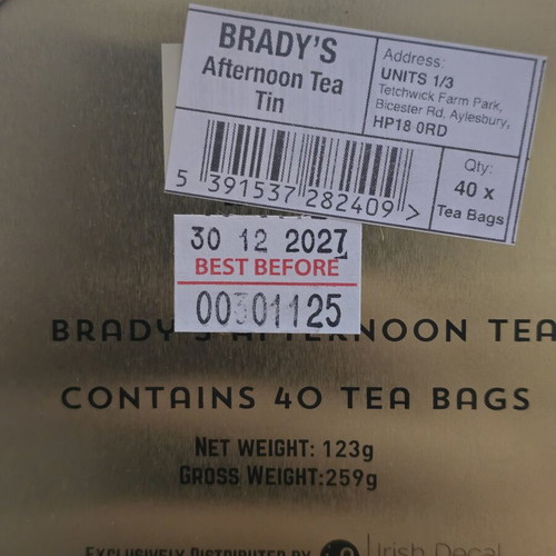 Brady's Irish Afternoon Tea