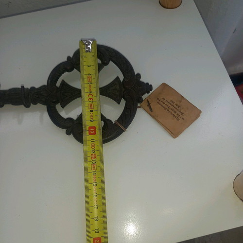 Vintage lock new, symbolic jubilee key