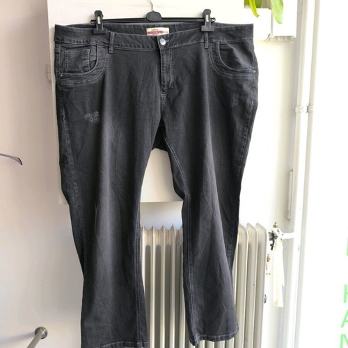 Black elastic pants 3XL-4XL like new, plus size