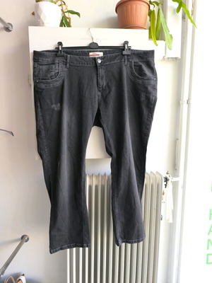 Black elastic pants 3XL-4XL like new, plus size
