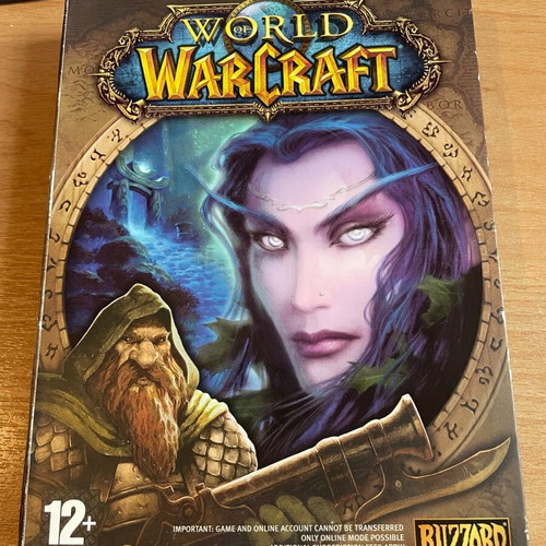 World of Warcraft PC MAC CD-ROM game used in original case